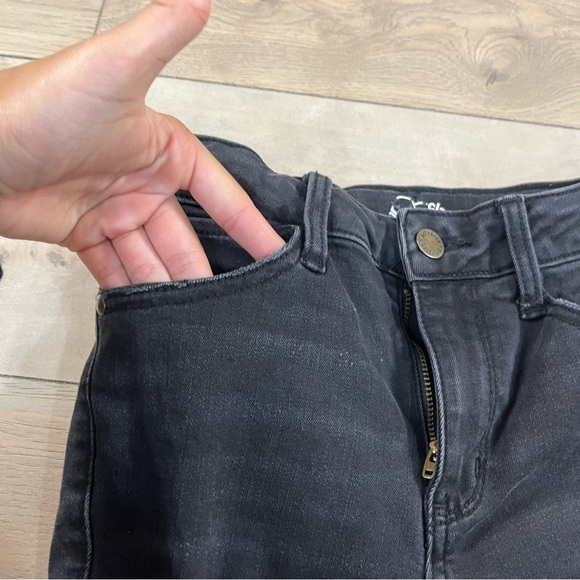 Art Class Black Distressed Skinny Jeans Jeggings Holes Distressed Stretch - Picture 7 of 9